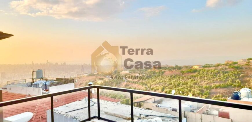 mansourieh duplex for sale with two terrace prime location
