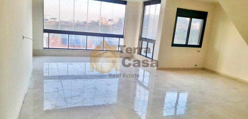 mansourieh duplex for sale with two terrace prime location