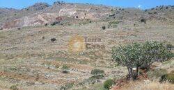 land for sale in zahle  touaite with open view .