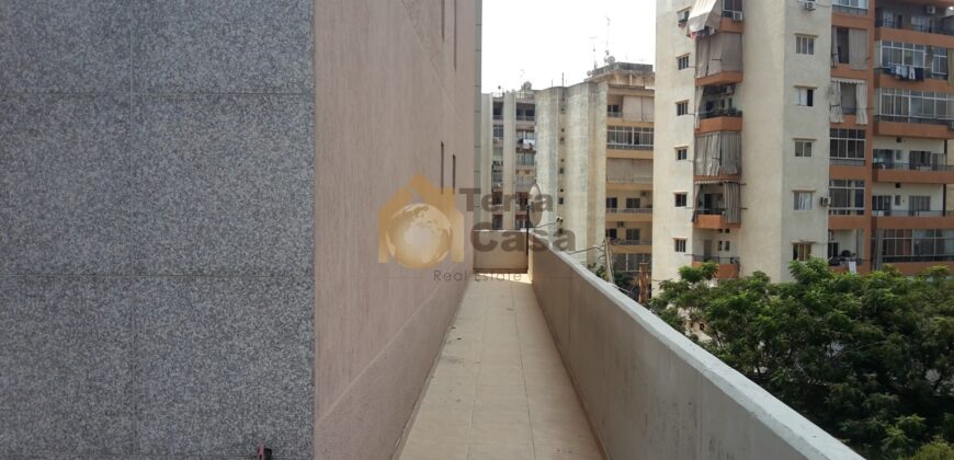 Jdeideh fully decorated apartment for sale with huge terrace .