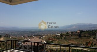 Brand new fully decorated apartment in zahle with panoramic view Ref# 458