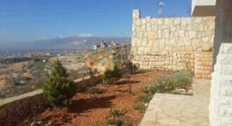 Apartment for sale in zahle ksara with garden and terrace with open view