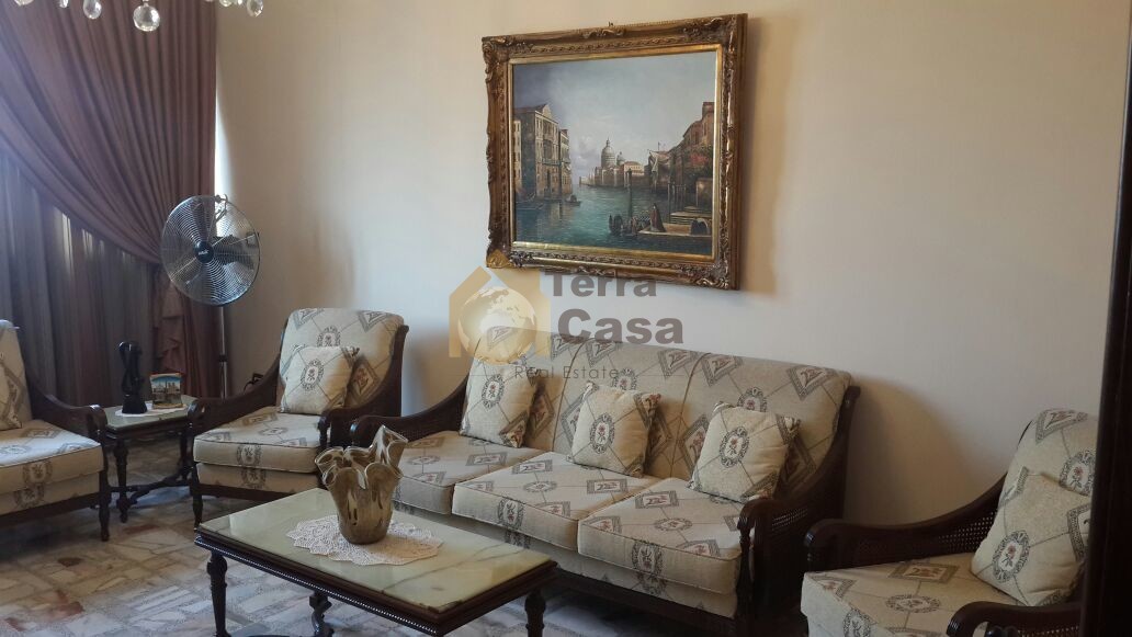 Chtaura fully furnished apartment prime location