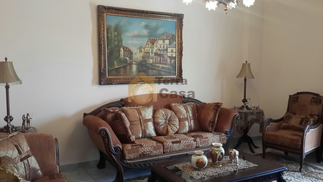 Chtaura fully furnished apartment for rent .