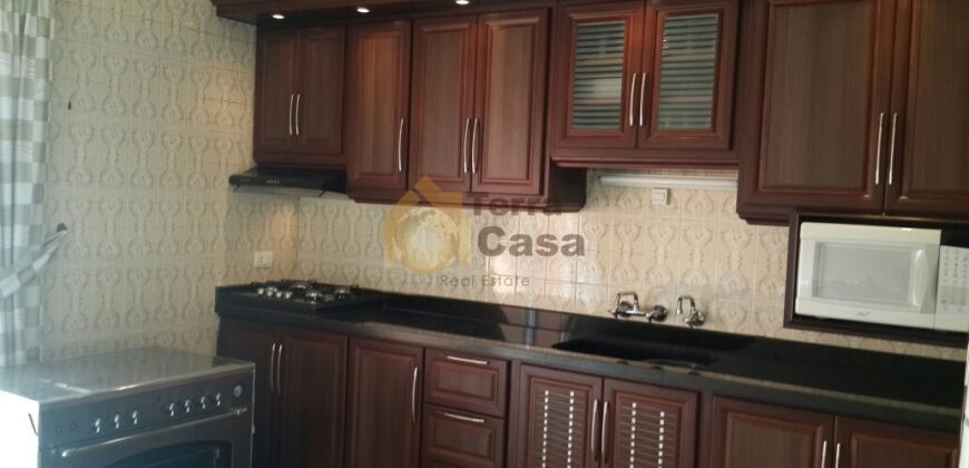 Chtaura fully furnished apartment for rent .