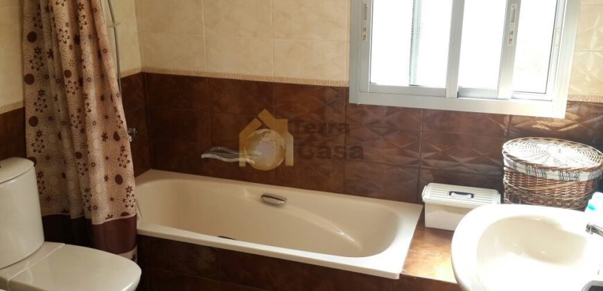 Chtaura fully furnished apartment for rent .