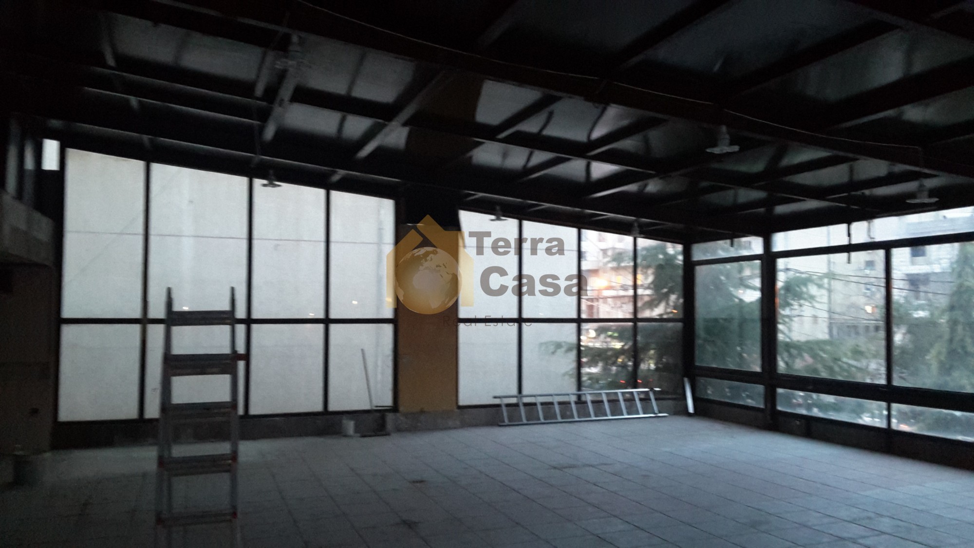 showroom for rent in zahle boulevard two floors prime location .
