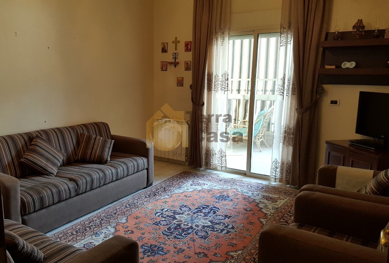 Ain el ghossein fully decorated apartment .