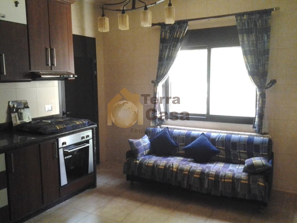 Apartment for sale in Zahle Mar elias fully decorated with open view .
