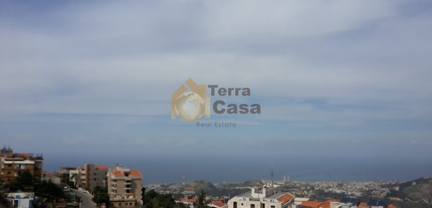 Brand new duplex in Kornet chehwane with open sea and mountain view .