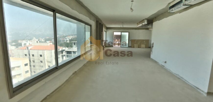 Brand new duplex in Kornet chehwane with open sea and mountain view .