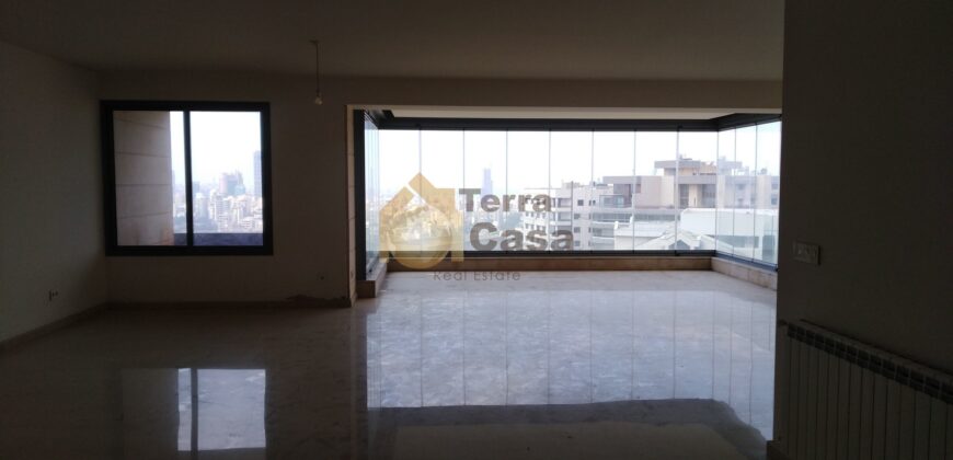 apartment for sale in Hazmieh luxurious new with sea view .