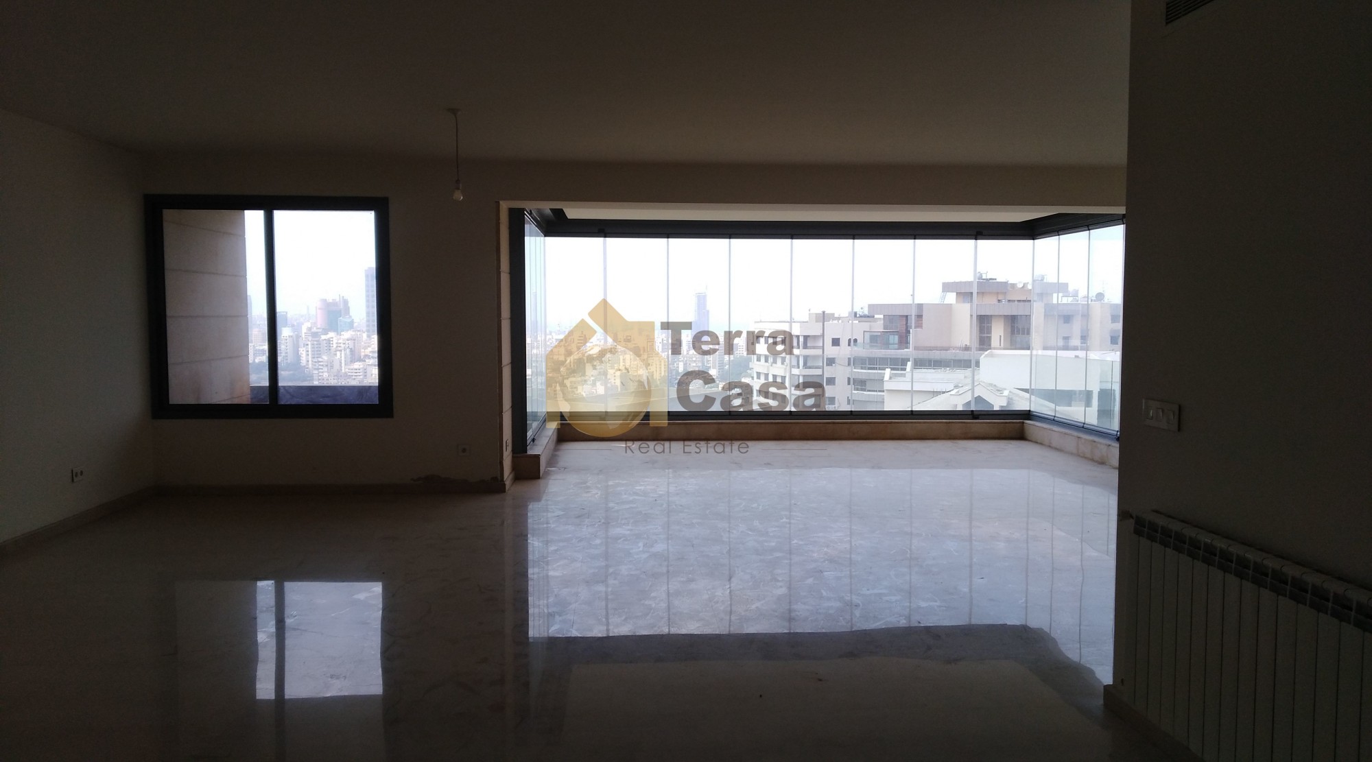 apartment for sale in Hazmieh luxurious new with sea view .