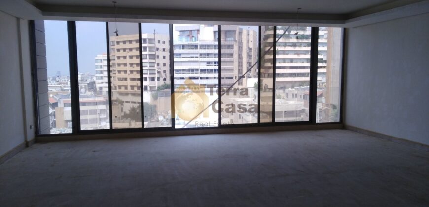 apartment for sale in Hazmieh brand new  with big terrace and open view .