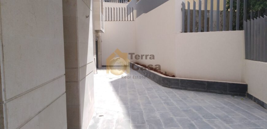 apartment for sale in Hazmieh brand new  with big terrace and open view .